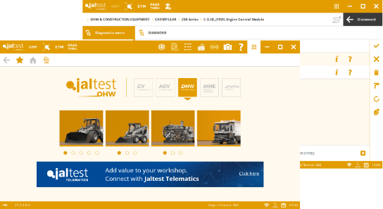 System JALTEST OHW