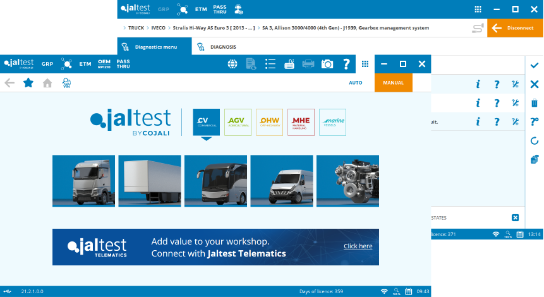 System JALTEST CV